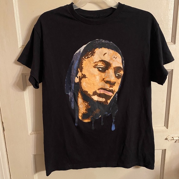 Rapper NBA Youngboy Portrait Band Tee Black Graphic T-Shirt Men's Size Small - Picture 1 of 4